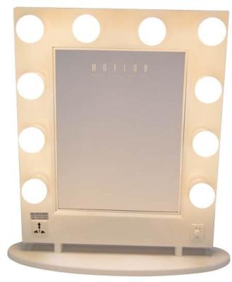 China Fashion Rectangular Studio Lighted Makeup Stage Mirror for sale