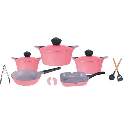 China Hot Sale Drop Best Quality Clay Ceramic Cooking Terracotta Stocked Shipping NEOFLAM 13pcs for sale