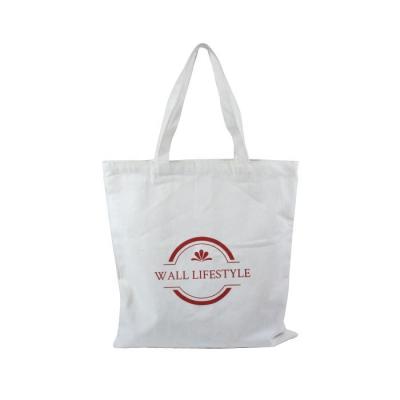 China Best Price Cotton Shopping Bag Eco - Friendly Custom Grocery Bag White Cotton Tote Bag for sale