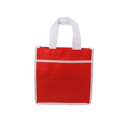 China Wholesale Reusable Nonwovens Handled Carry Shopping Nonwoven Shopping Bags With Logos for sale