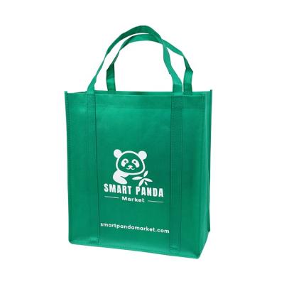 China Eco Friendly Non Woven Grocery Bag For Supermarket With Reinforced Handle for sale