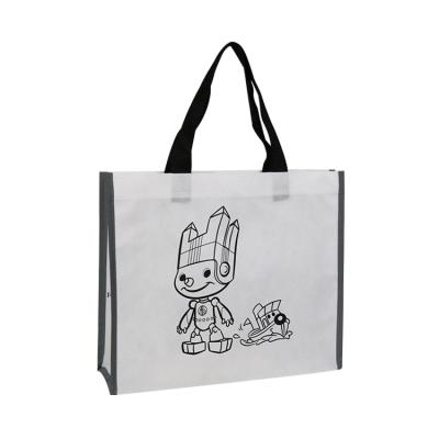 China Blank Promotional Reusable Wholesale Eco Friendly Tote Bags With Customized Logo Non Woven for sale