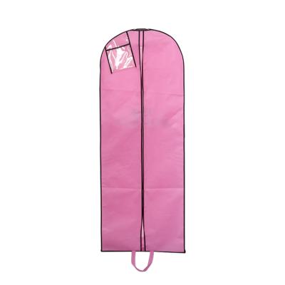 China Personalized Customization Customized PP PVC Nonwoven Wedding Dresses Cover Long Garment Bag For Bridal for sale