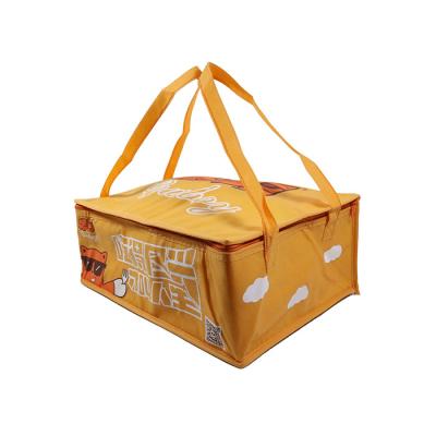 China Who respects the environment; Isolate; Durable custom brand logo printing professional delivery insulated cooler bag to keep food hot and cold for sale