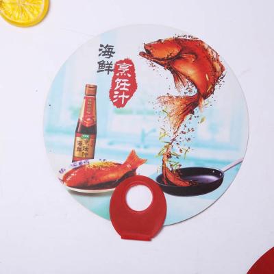 China Europe Round Hand Hand Held Plastic Fan for sale