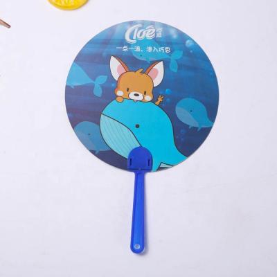 China Europe Promotional Custom Decorative Plastic Hand Fan for sale