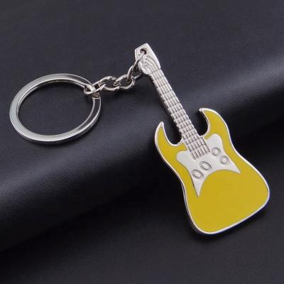 China Pick Custom Metal Festival Guitar Key Chain for sale