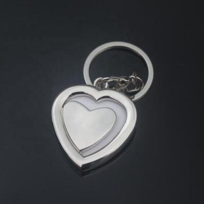 China Festival Promotional Heart Shaped Metal Key Chain for sale