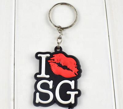 China Festival Cheap Custom Rubber PVC Soft Key Chain for sale