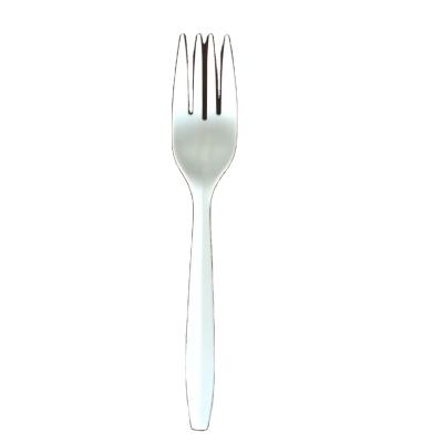 China Sustainable Disposable Corn Fork Eco Friendly Biodegradable Fork/Knife/Spoon Cornstarch Fork Cutlery 6 Inch for sale