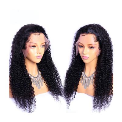 China VEGGICC Wholesale Raw Unprocessed Curly Cuticle Aligned Human Hair Wigs 100% Virgin Transparent Lace Wigs for sale