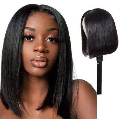 China Styled Easily Wholesale Brazilian Virgin Bob Wigs 100% Cuticle Aligned To Lace Natural Hair Wigs for sale