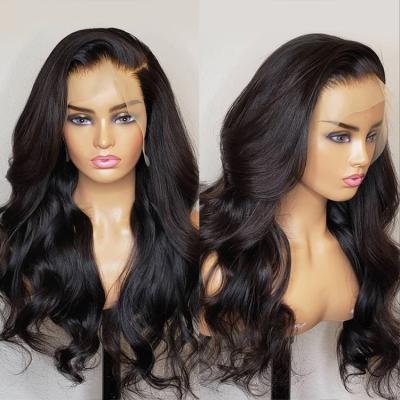 China Full Body Wave Human Hair Lace Front Wig Human Hair HD Lace Wig for sale