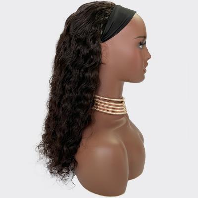 China Easily Styled Human Headband Water Wave Hairband Wig Hairband Deep Wave Hairband Wig for sale