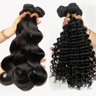 China Easily Styled Brazilian Hair Bundles Body Wave Hair Bundles Cheap Brazilian Hair Bundles for sale