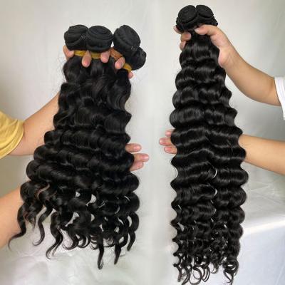 China Deep Wave 1 Pcs Deep Wave Hair Bundles Asian Hair Bundle Mongolian Hair 10a for sale