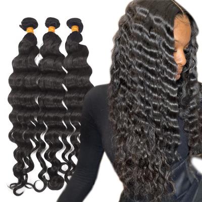 China Cambodian Deep Wave Hair Vendors, Grade 10A Deep Wave Hair Extension, Raw Cuticle Aligned Virgin Hair for sale