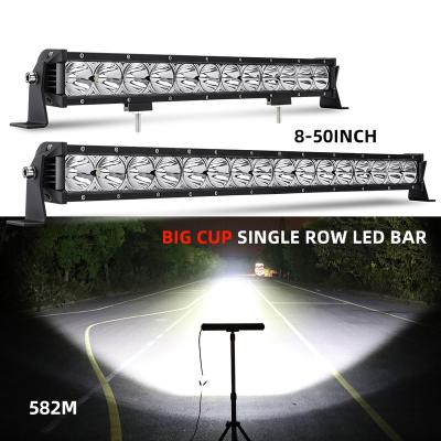 China Diecast Aluminum Housing High Power Truck 4x4 Super Bright Offroad Bumper 26 Inch Slim Led Light Bar for sale