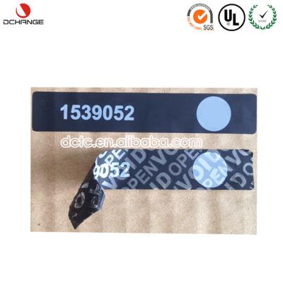 China High Quality Warranty Void Anti-Counterfeit Stickers For PS4 Anti-Counterfeit Label for sale