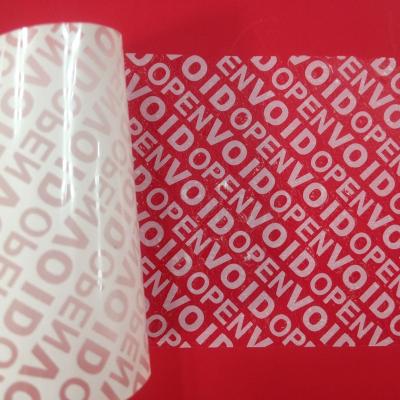 China Anti-Counterfeit Self Adhesive Transparent Holographic Film Sticker Custom Logo Paper Adhesive for sale