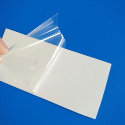 China Vinyl Anti-Counterfeit Transparent Printable Empty Eggshell Eggshell Paper Clear Paper for sale