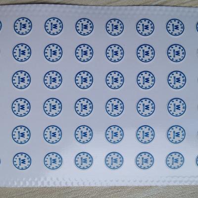 China 2017 Anti-Counterfeit Eggshell Ultra Destructible Vinyl Stickers Empty Sticker Rolls for sale