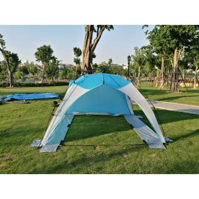 China Camouflage/Field Play Camping Tent For 3-4 Person Outdoor Beach Tent Sun Shelter With Custom Logo for sale