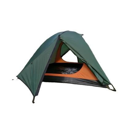 China Camouflage/Field Game Double Layers 2 People Outdoor Camping Tent, Outdoor Waterproof Dome Tent for sale