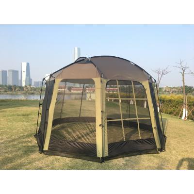 China Camouflage/field play travel outdoor camping tent for 6-8 person beach dome tent with custom logo for sale