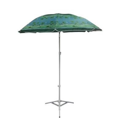 China Modern Outdoor Beach Umbrella Garden Umbrella With Custom Logo for sale