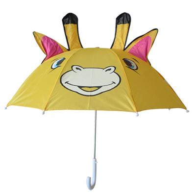 China Custom 17 inch industrial cartoon pattern animal umbrella for kid for sale