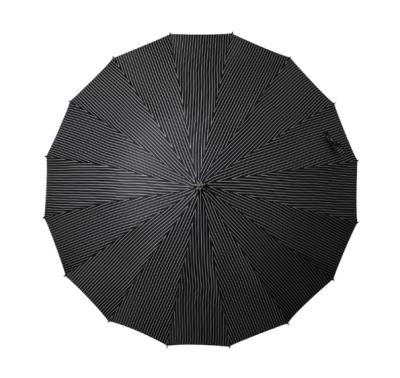 China Factory 21 Inch 16K Umbrella Waterproof Windproof Promotional Travel Straight Manual Open Umbrella Umbrella With Logo Print Custom Made for sale