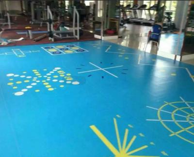 China Contemporary Hot Selling High End Customized Gymnasium 360PVC Teaching Multifunction Floor Mat for sale