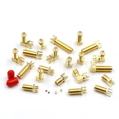 China Hot sale sma female communication to sma female adapter pcb mount right angle connector for sale