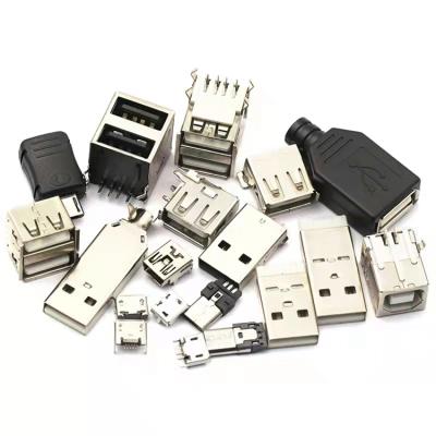 China Factory Price Smt Phosphor Bronze Micro Usb Connector 30 PCB Typec Typec Female Socket Terminal Electronic Components for sale