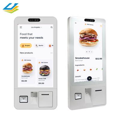 Κίνα Bookstore 32 inch restaurant self service kiosk touch screen ordering display racks with thermal printer προς πώληση