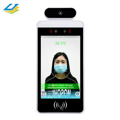 China Temperature Measurement 8inches Face Recognition and Temperature Machine Temperature Scanner with Temperature Camera à venda