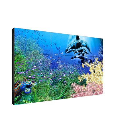 China Indoor Advertising 55 Inch LCD Video Wall 1920x1080p Splicing Video Wall Canton for sale