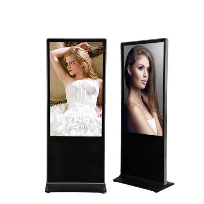 Китай 43/50/65 Inch Advertising Gas Bus Station Indoor Digital Signage Solutions Vertical LCD TV 55 Inch Kiosk Touch Screen Floor Standing продается