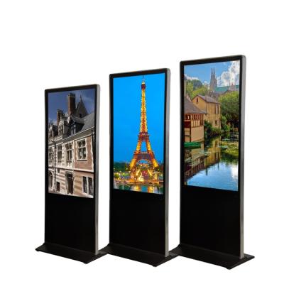 중국 Indoor ultra thin lcd advertising display totem 43 inch 50 inch 55 inch 65 inch digital signage display 판매용