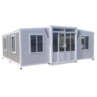 China Casa de contenedores móviles modulares prefabricada plegable de 40 pies 20 pies contenedor de paquete plano en venta