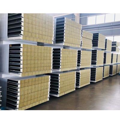 China Polyrethaan Rockwool Sandwich Isolatie Panel naadloze en naadloze verbinding Te koop