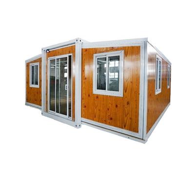 China Luxus moderner Stil Klappbarer, erweiterbarer Containerhaus mit Fiberzement-Boden zu verkaufen