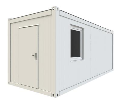 China Thermal Insulation Flat Pack Container Fireproof 20ft Luxury Prefab Container Homes for sale