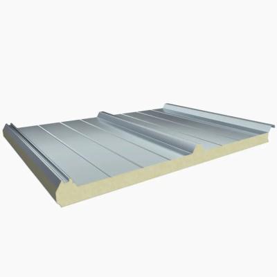 China Warehouse Thermal Insulated Roofing Sheets Cool Room PU Sandwich Wall Panel for sale