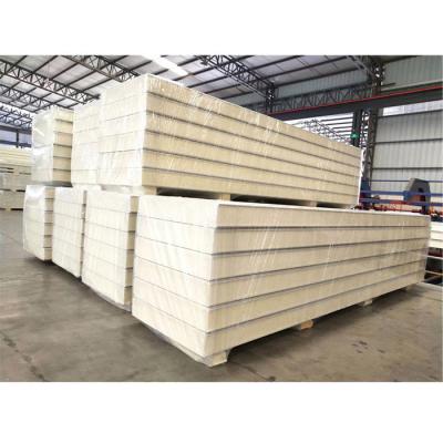 China Easy Installation PU Sandwich Panel For Cold Room Plant And Warehouse Construction for sale