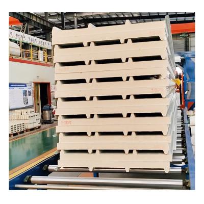 China White PU Roof Panel Insulation Sandwich Panel Roofing Sheets For Cold Storage for sale