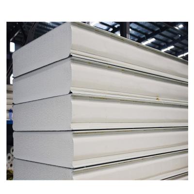 China Insulated Polyurethane Composite Panels PU Foam Sandwich Panel For Workshop for sale