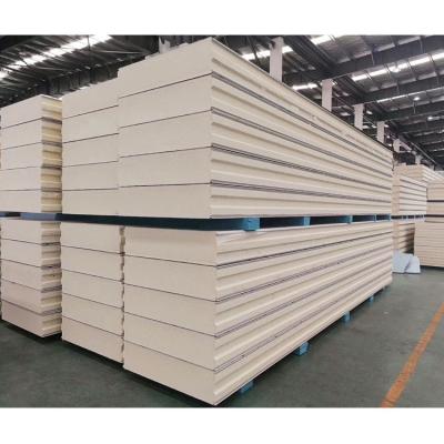 China Outdoor PU Polyurethane Composite Panels For Cold Room Sandwich Board With Metal Panel for sale