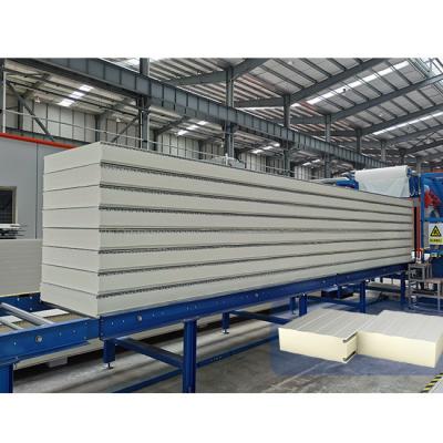 China Isoliertes Lagerzeugnis aus Polyurethan-Schaum-Aluminium-Sandwichplatten mit einer Dichte von 40-45 kg/m3 zu verkaufen